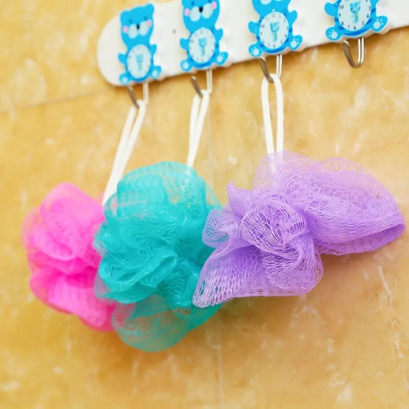 Loofah Sponge, Ball Bath Towel Scrubber, Mini Bath Sponge, Multicolor Body Exfoliating Shower Ball, Flower Bath Mesh Sponge, Bath Flower Shower Sponge Ball, Shower Loofah Sponge Pouf Body Wash Scrubber Loofah Sponge, Ball Bath Towel Scrubber, Mini Bath Sponge, Multicolor Body Exfoliating Shower Ball, Flower Bath Mesh Sponge, Bath Flower Shower Sponge Ball, Shower Loofah Sponge Pouf Body Wash Scrubber